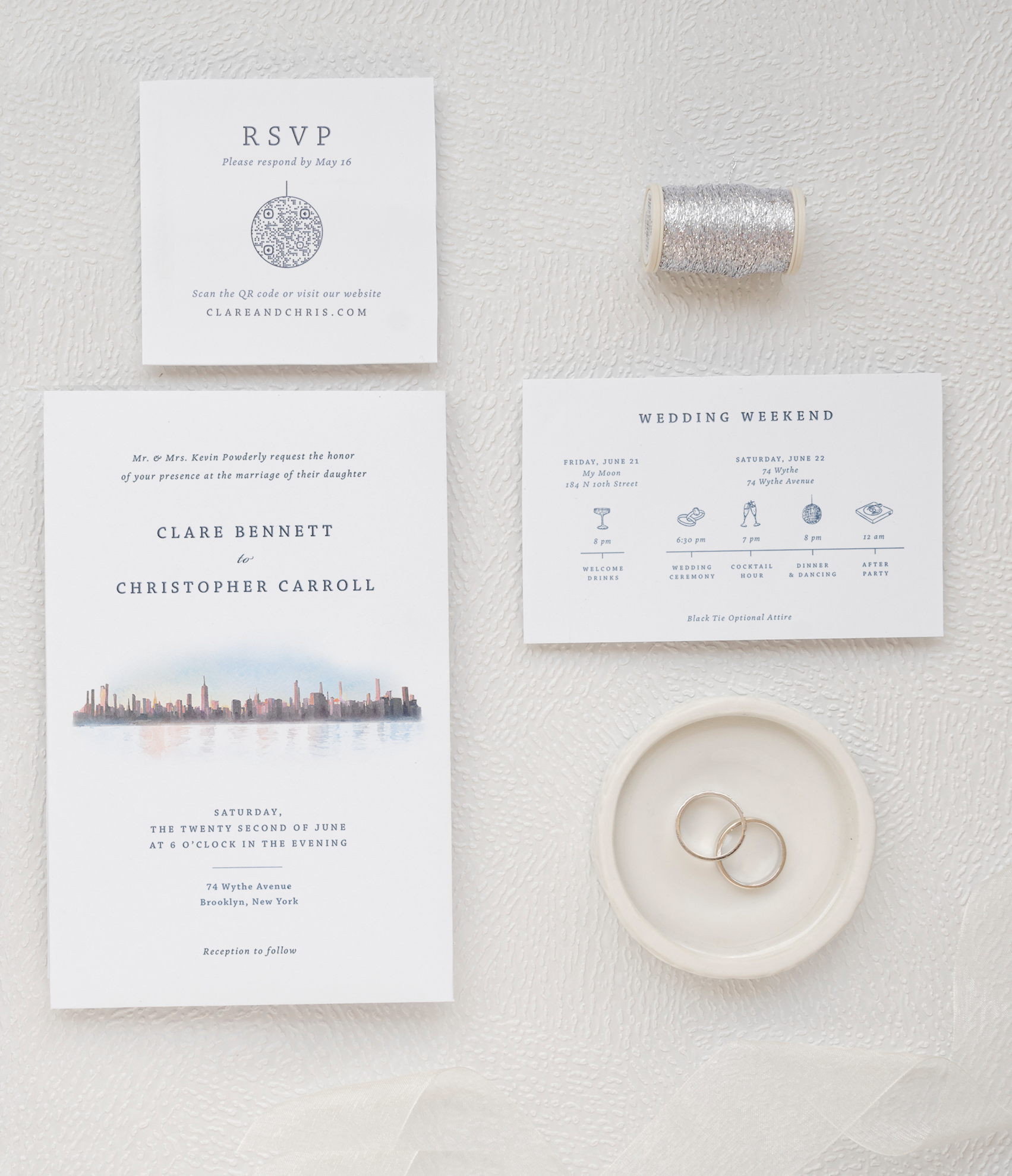 Brooklyn Wedding Invitations