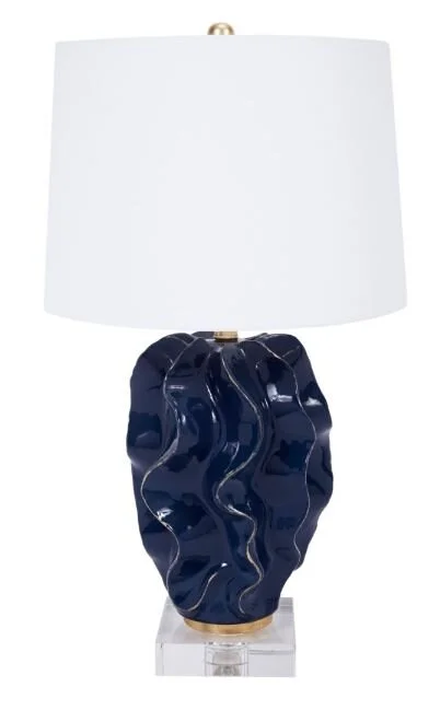 Navy Wave Lamp 