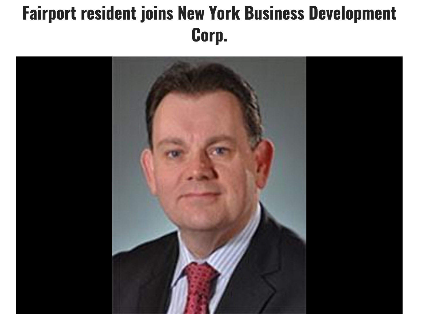 Fairport resident joins New York Business Development Corp.