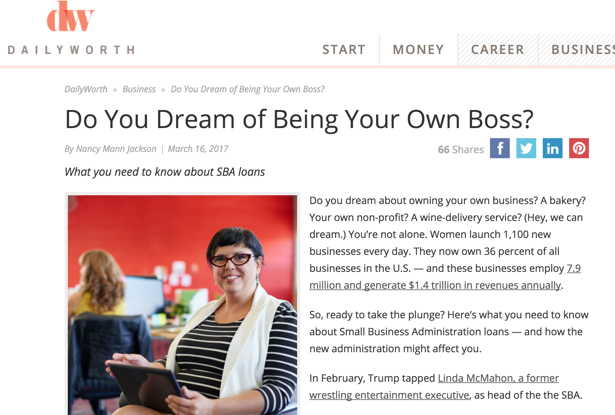 Do You Dream of Being Your Own Boss?