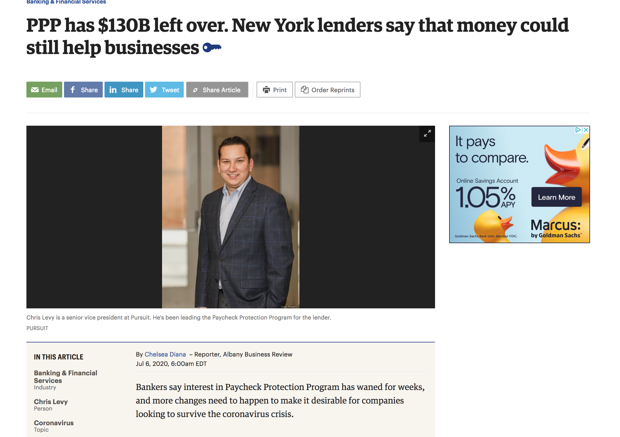 PPP has $130B left over. New York lenders say that money could still help businesses