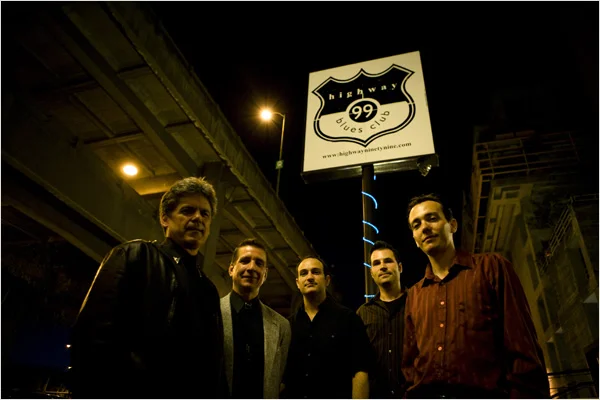 Original MTOT lineup: Kim Field, Billy Spaulding, Steve Yonck, Brady Kish, Eric Daw (photo by Bradley Hanson)