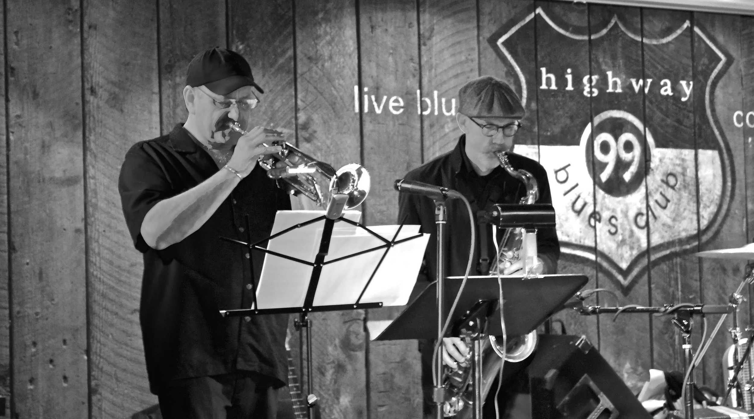 The Emerald City Horns at the Highway 99 Blues Club: Al Keith, Brian Kent