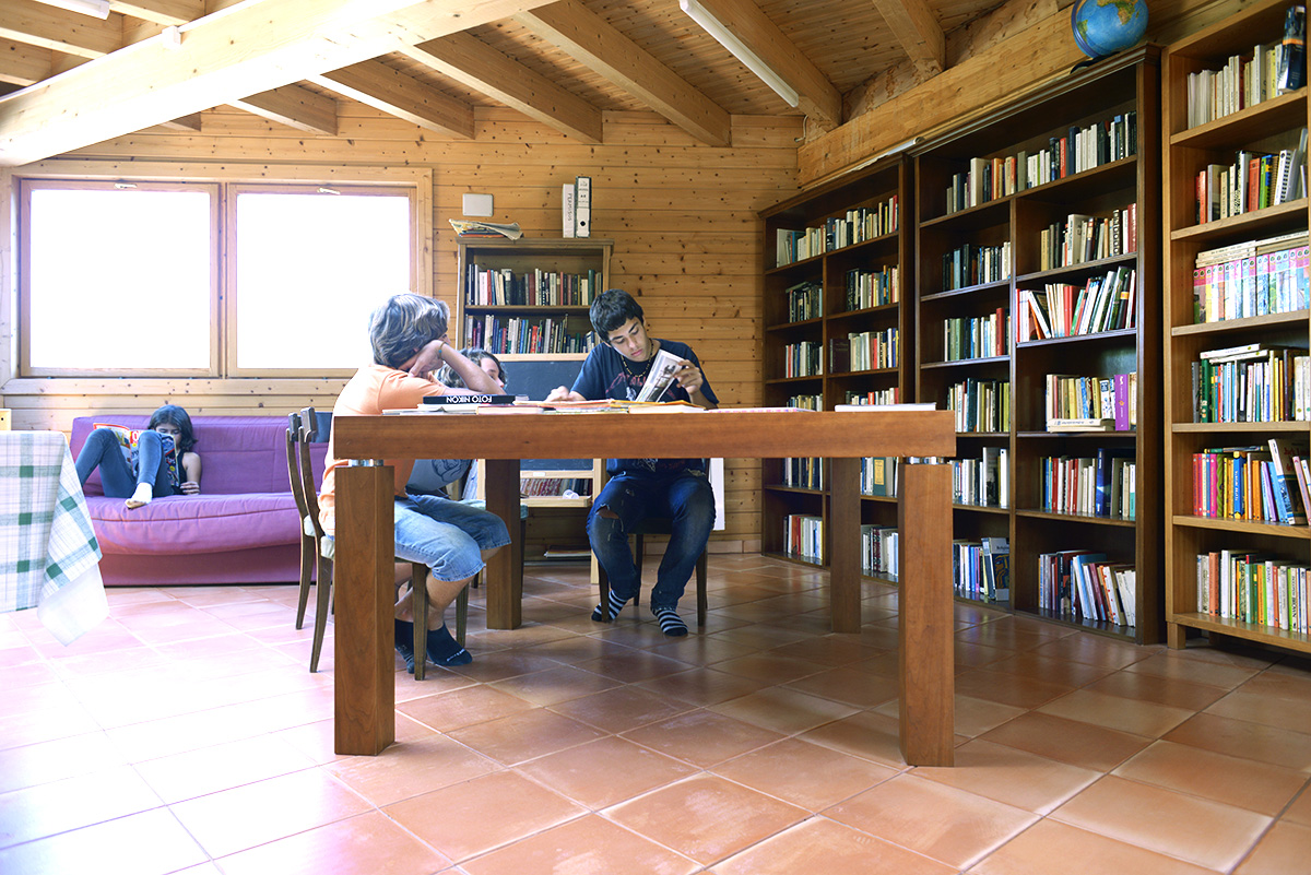 La biblioteca.