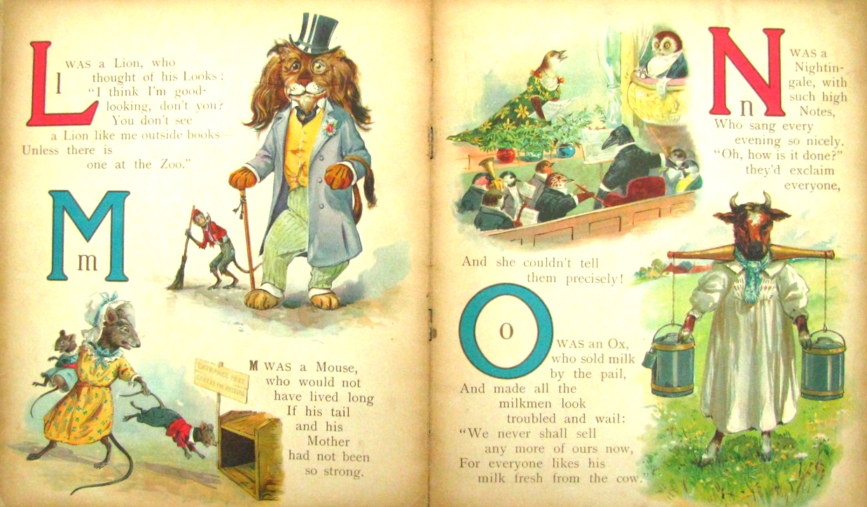 The Animals Comic ABC; 1900; Ernest Nister