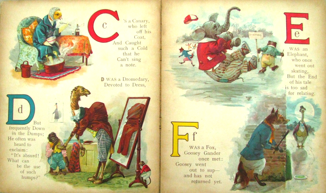 The Animals Comic ABC; 1900; Ernest Nister