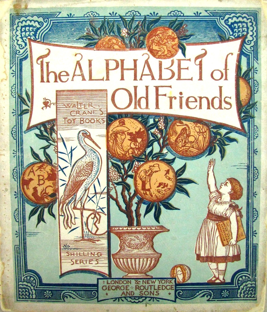 The ALPHABET of Old Friends , Walter Crane's Toy Books; 1875