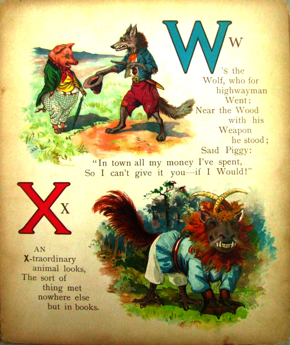 The Animals Comic ABC; 1900; Ernest Nister