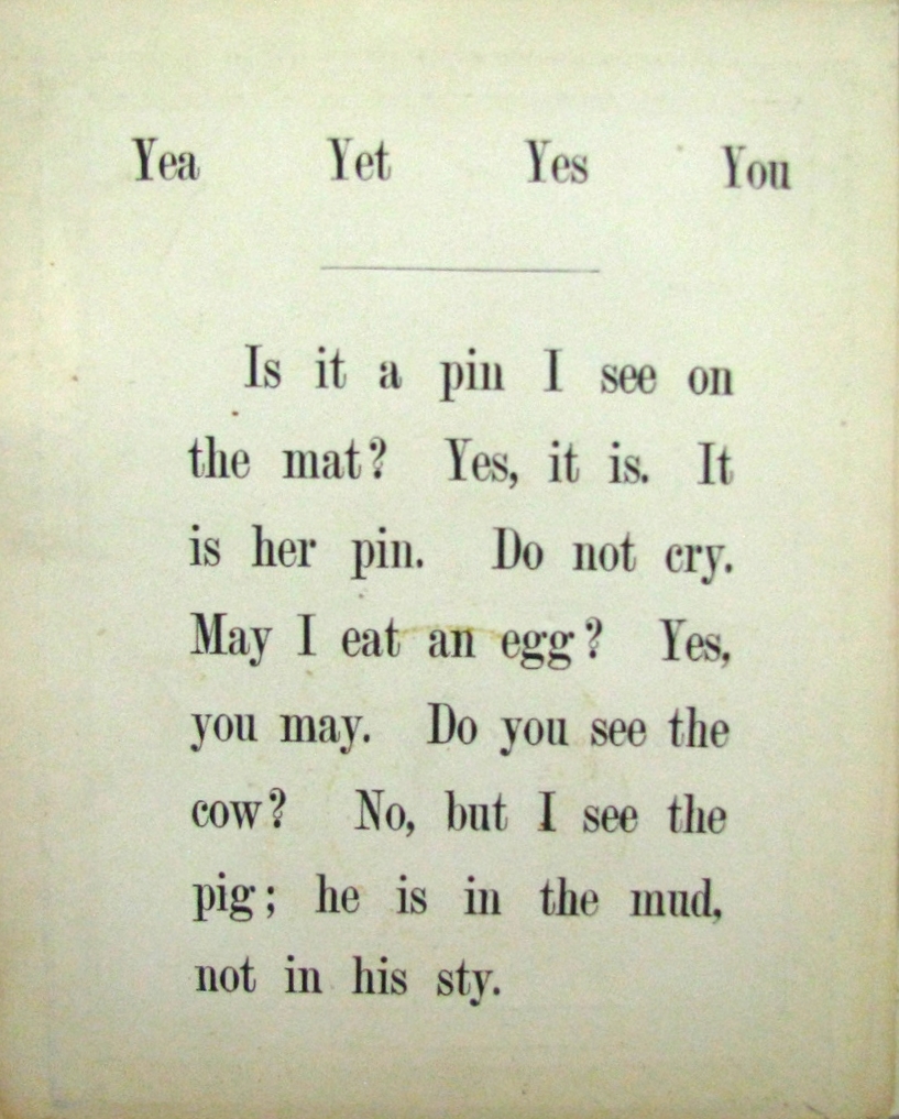 THE ALEXANDRA ALPHABET ; 1868