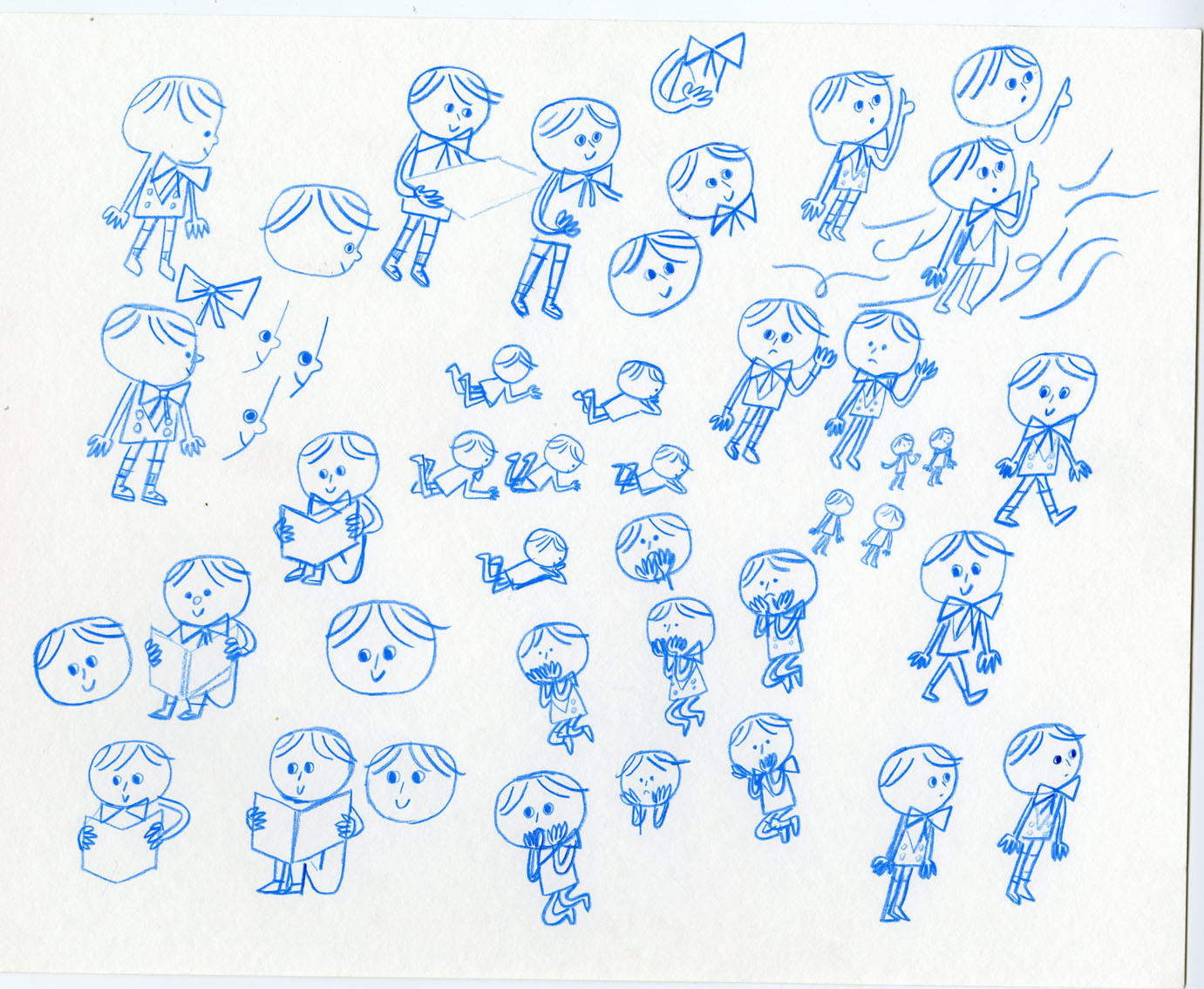 Preliminary sketches for Leo: A Ghost Story .