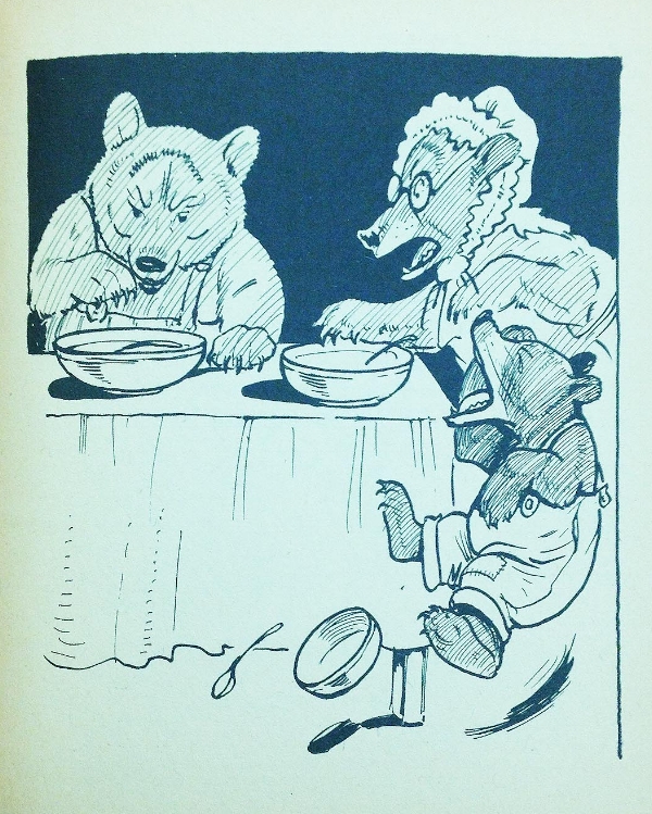 Interior page from The Story of the Three Little Bears and Little Goldilocks