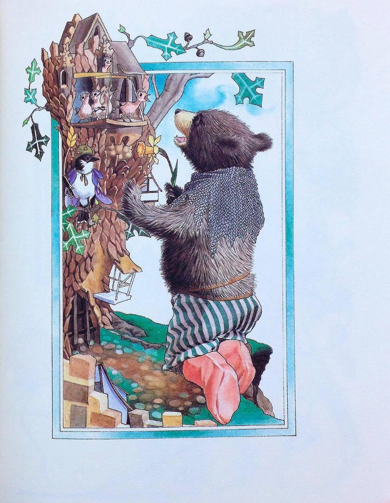 Interior page from The Bear and the Kingbird