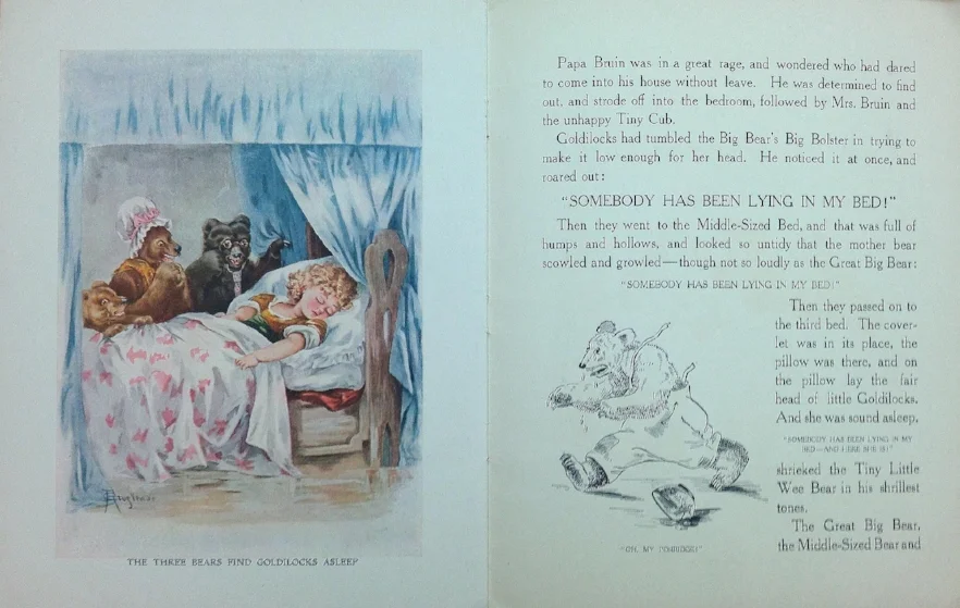 Interior pages from The Three Bears