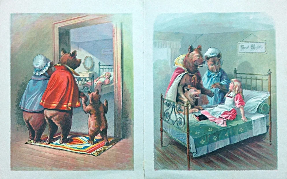 Interior pages from The Story of the Three Bears