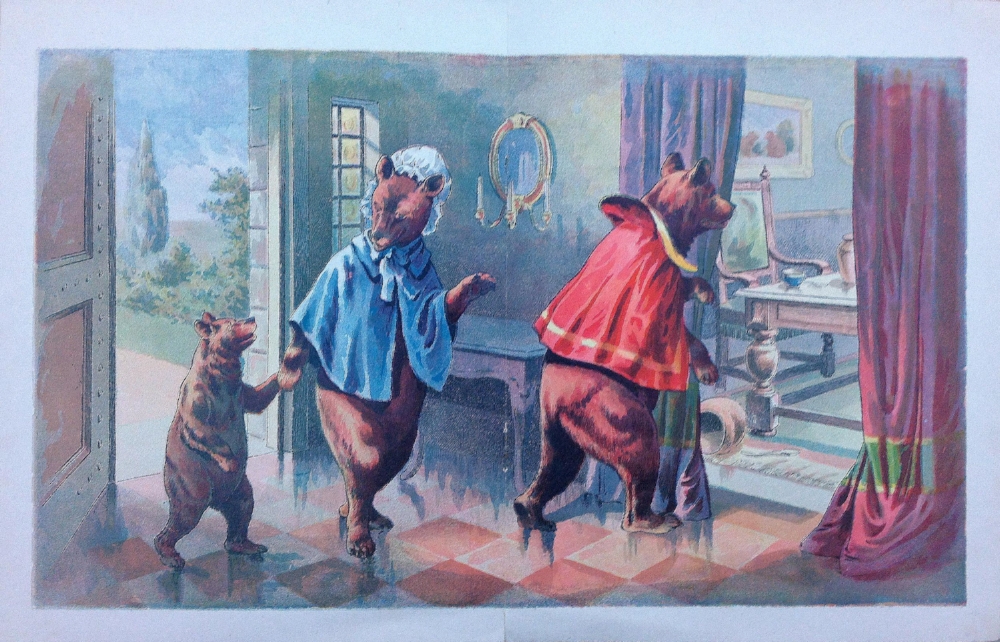 Interior pages from The Story of the Three Bears