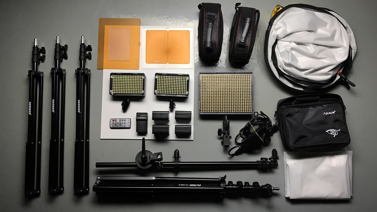 Ultra Portable LED Light Kit