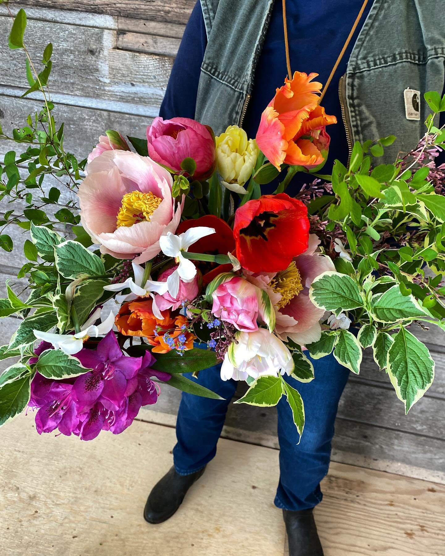 One of our favorite bouquets we made for Mother&rsquo;s Day.