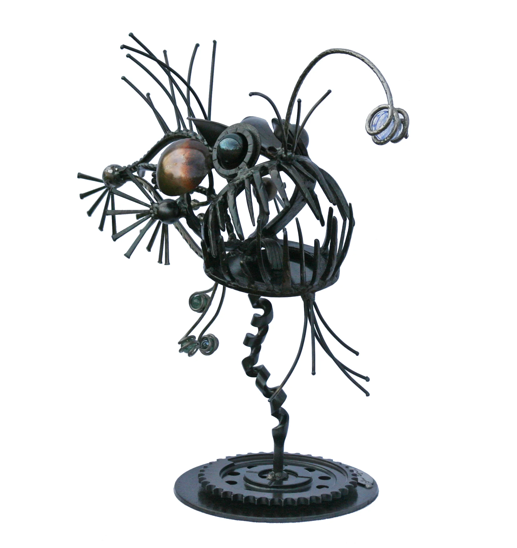 Angler Fish (24” tall x 12” wide x 24” long) Sold