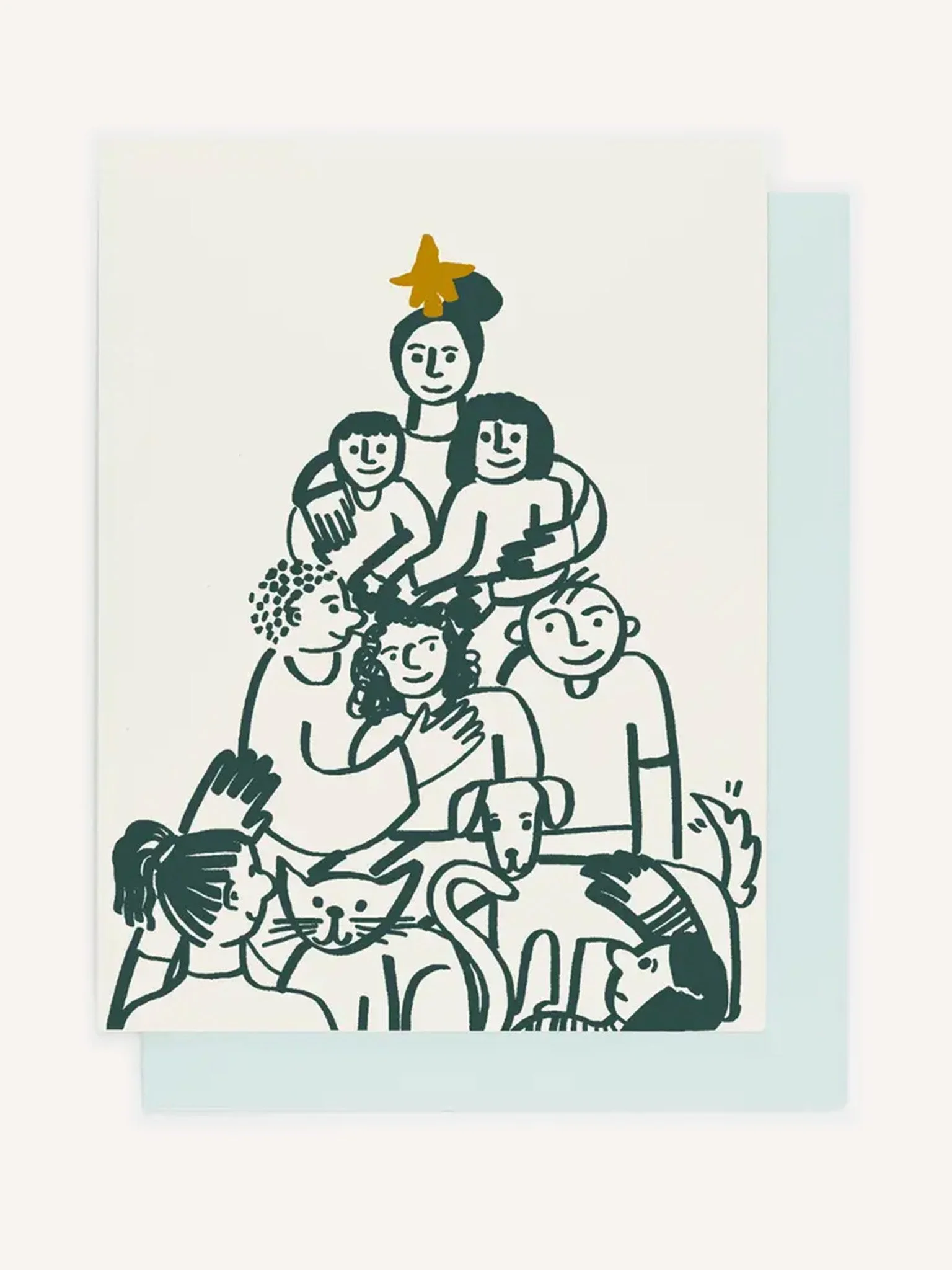 Chosen Family Tree- Holiday Letterpress Card
