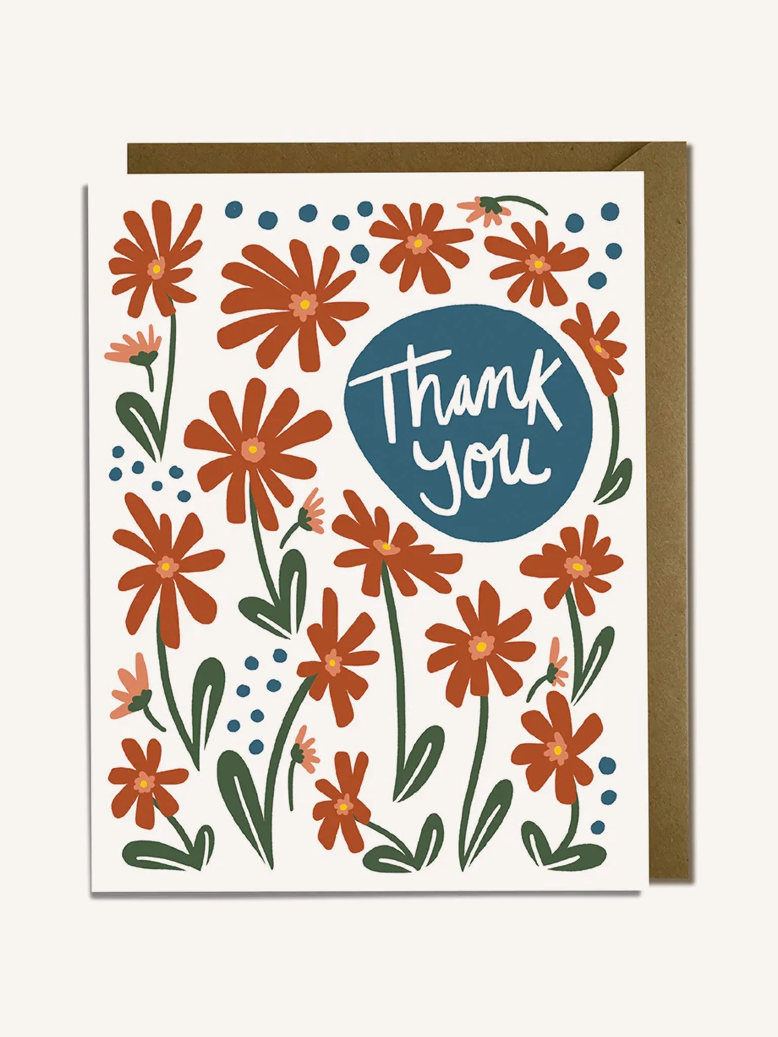 Flowers Thank You Card
