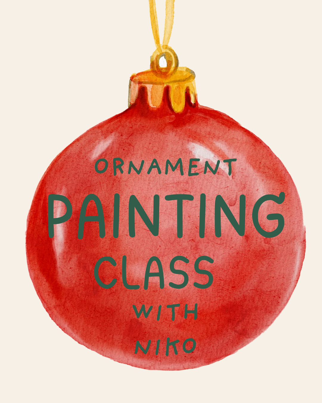 12/11 - Paint Holiday Ornaments