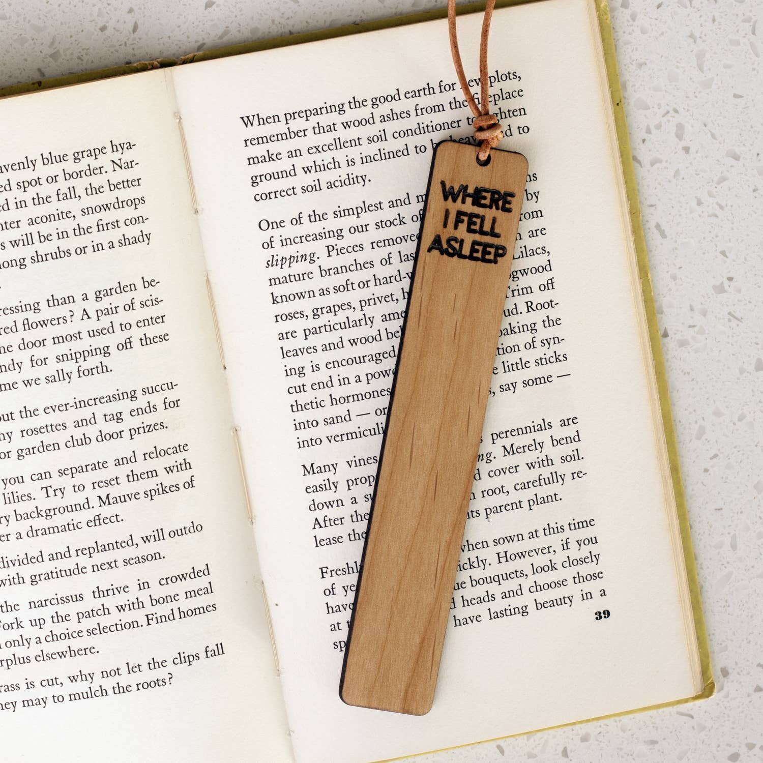 Wood Bookmark - Flower — The DIME Store
