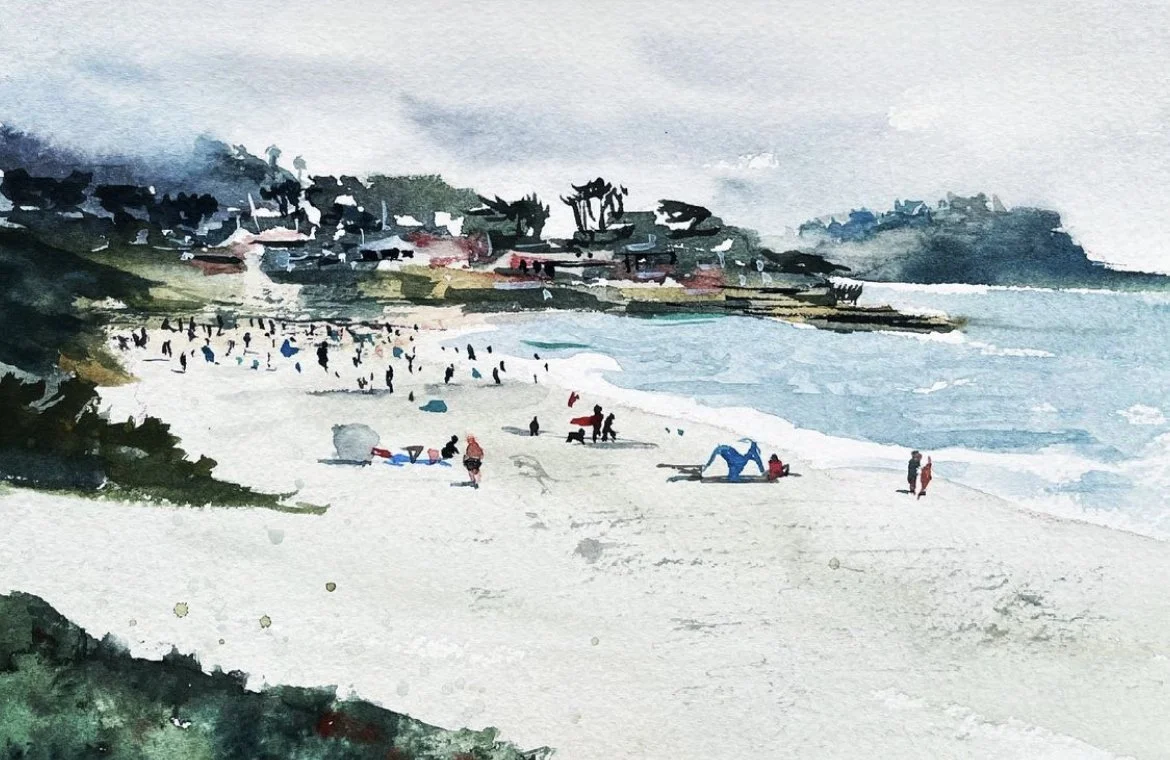 Landscape Watercolor Painting with Manal