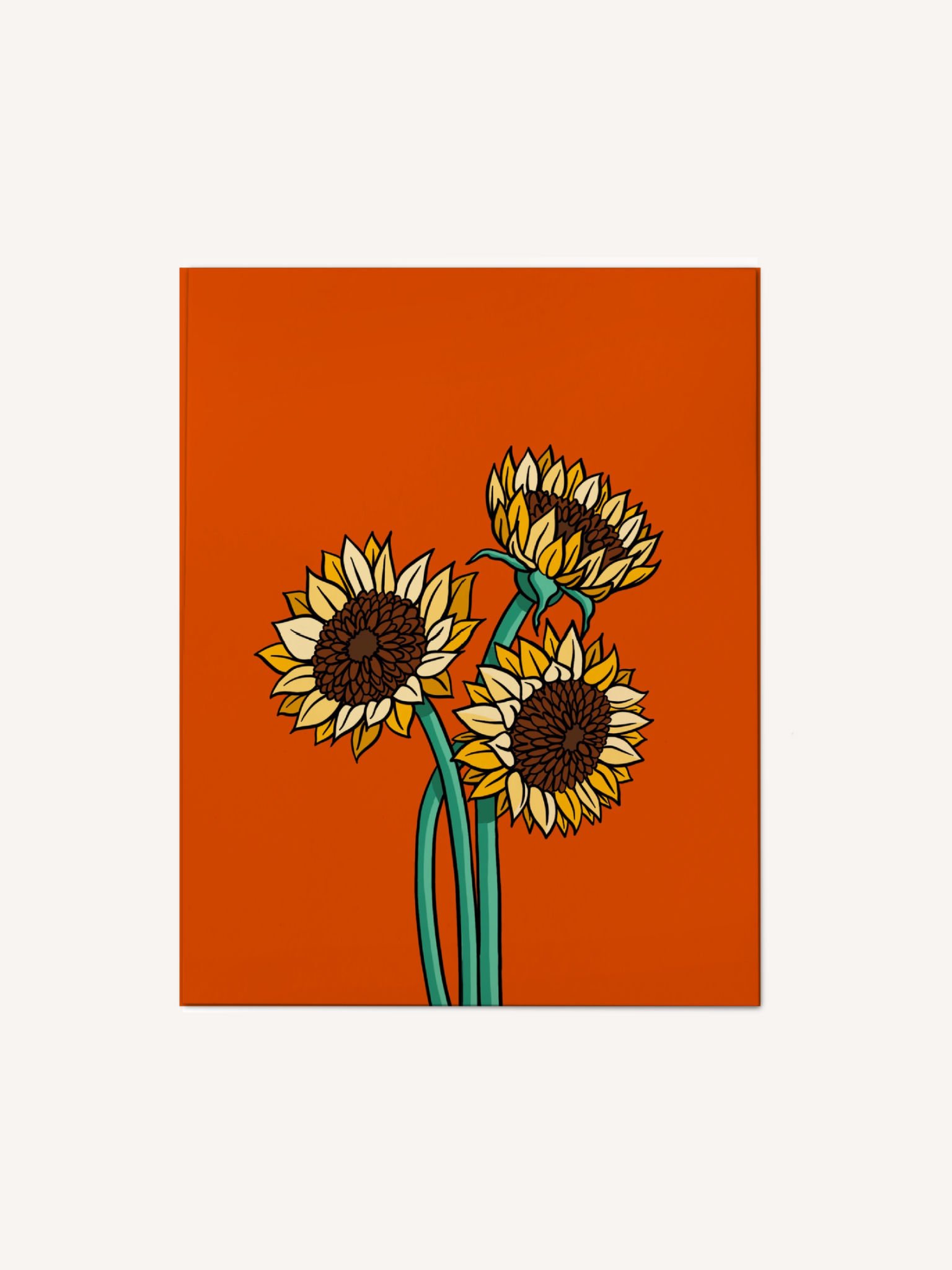 Sunflower Card