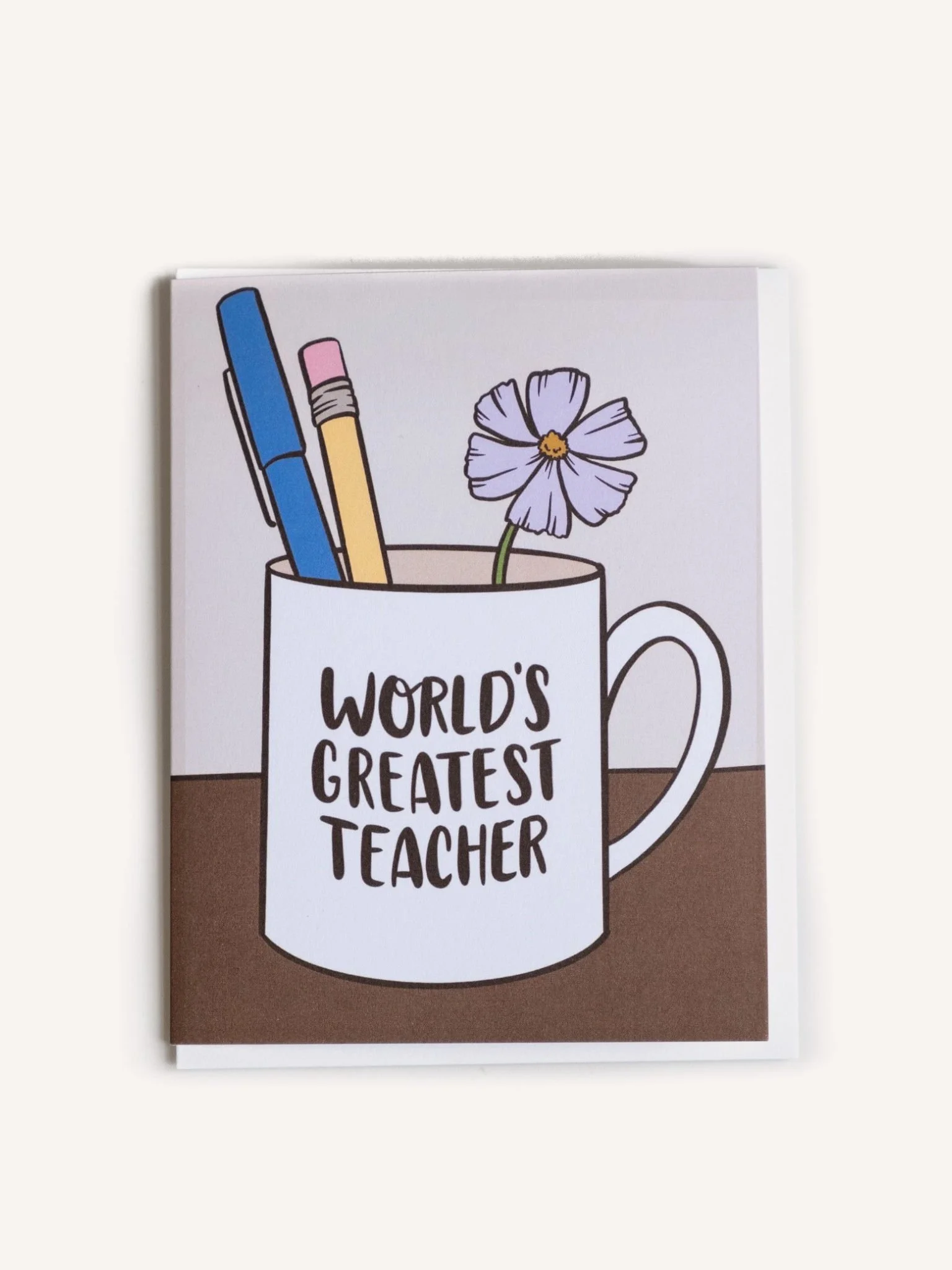 Teacher Mug Card