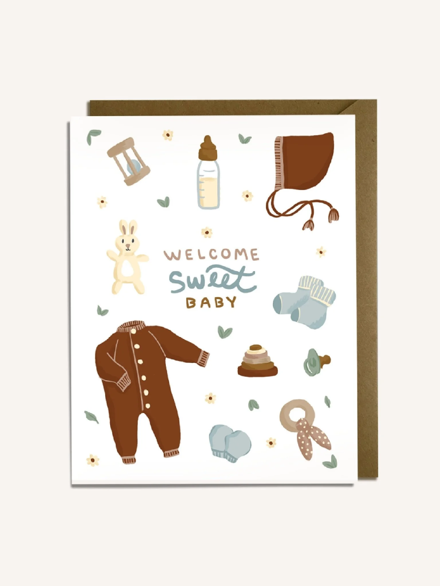 Welcome Sweet Baby Card