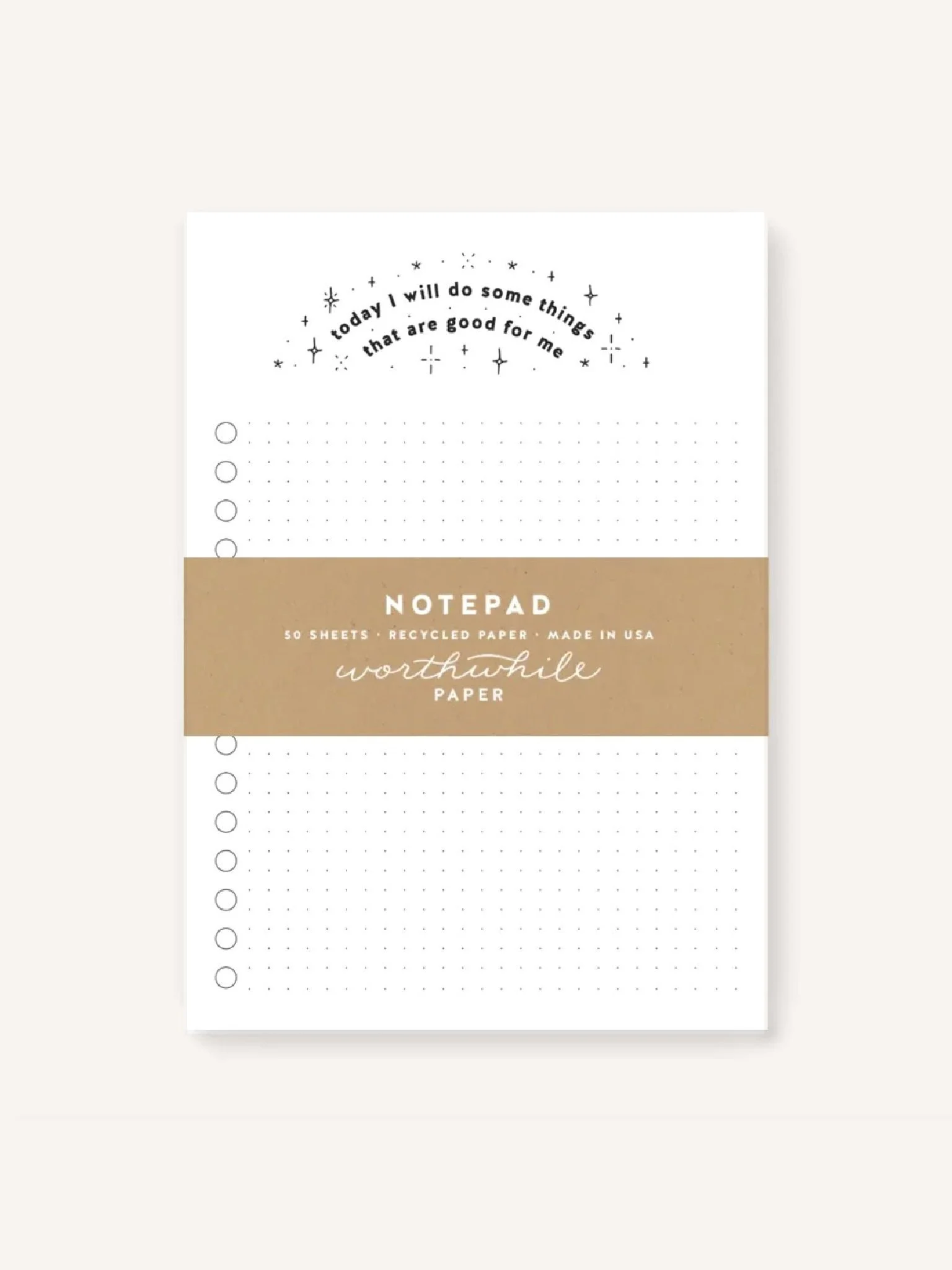 SelfCare Checklist Notepad — The DIME Store