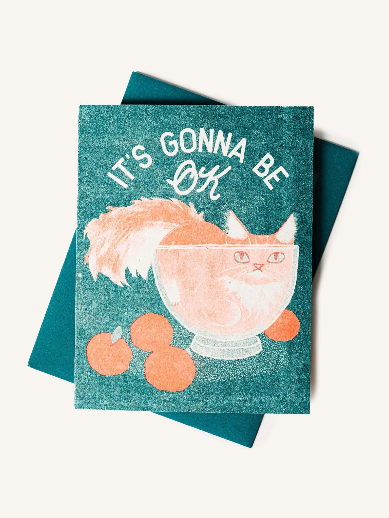 It's Gonna Be Okay Risograph Card