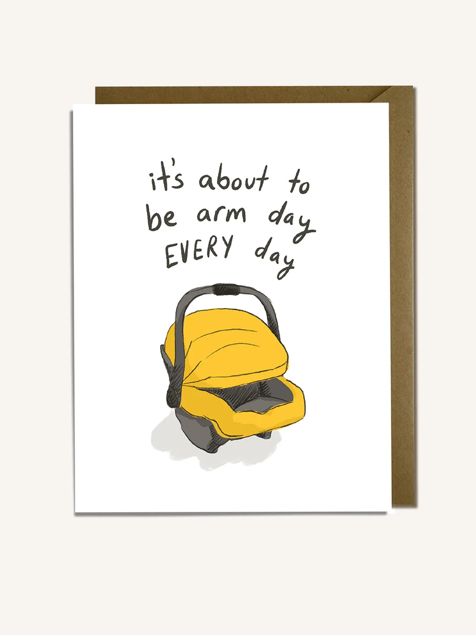 Arm Day Baby Card