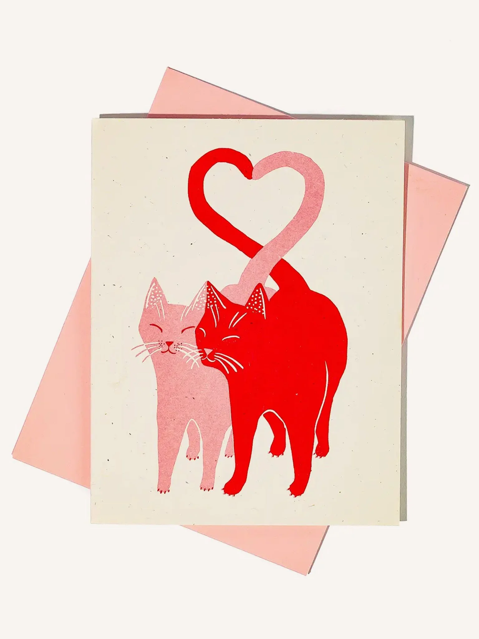 Love Cats Risograph Card