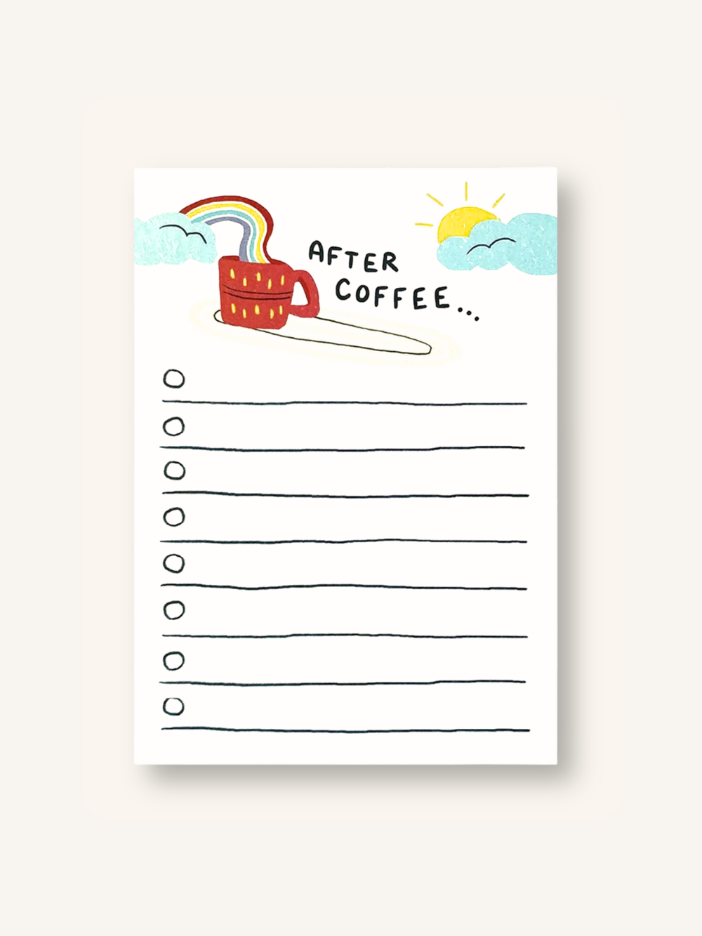 After Coffee Notepad