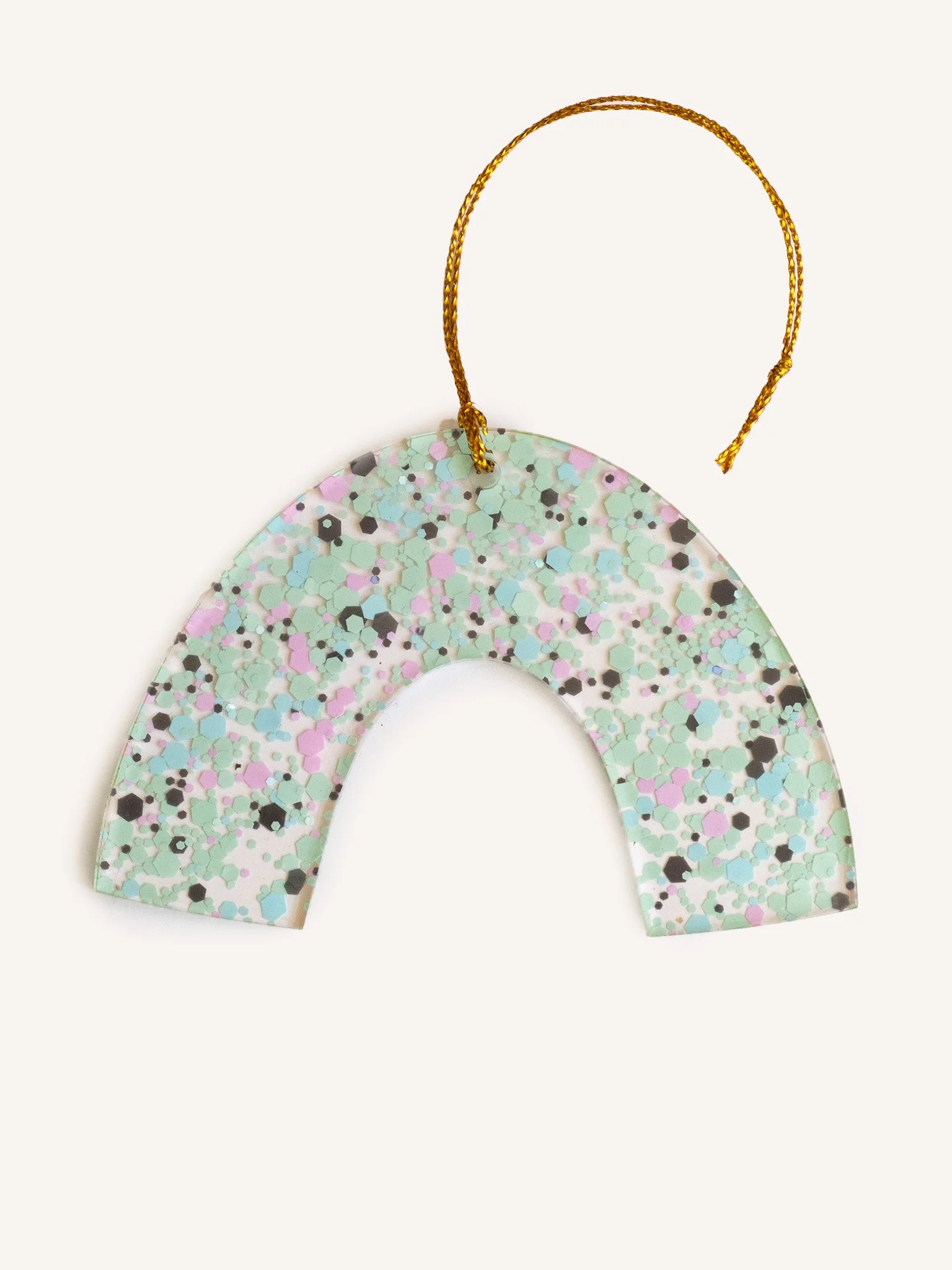 Confetti Rainbow Ornament