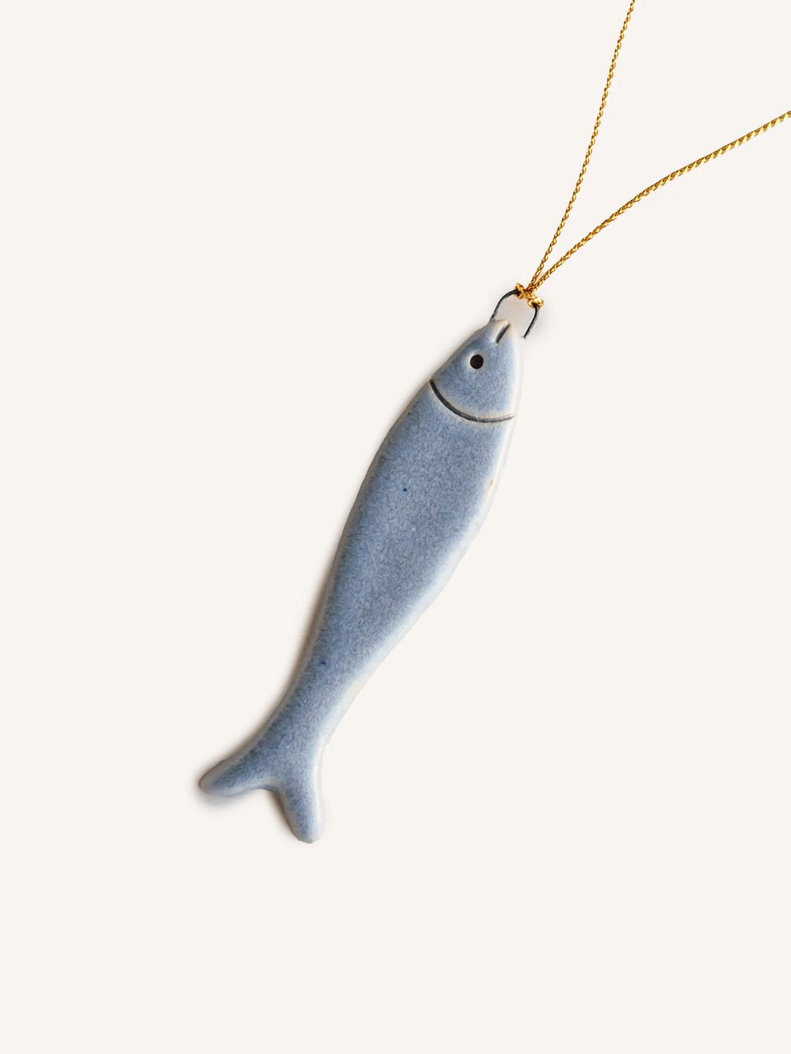 Mini Sardine Ceramic Ornament