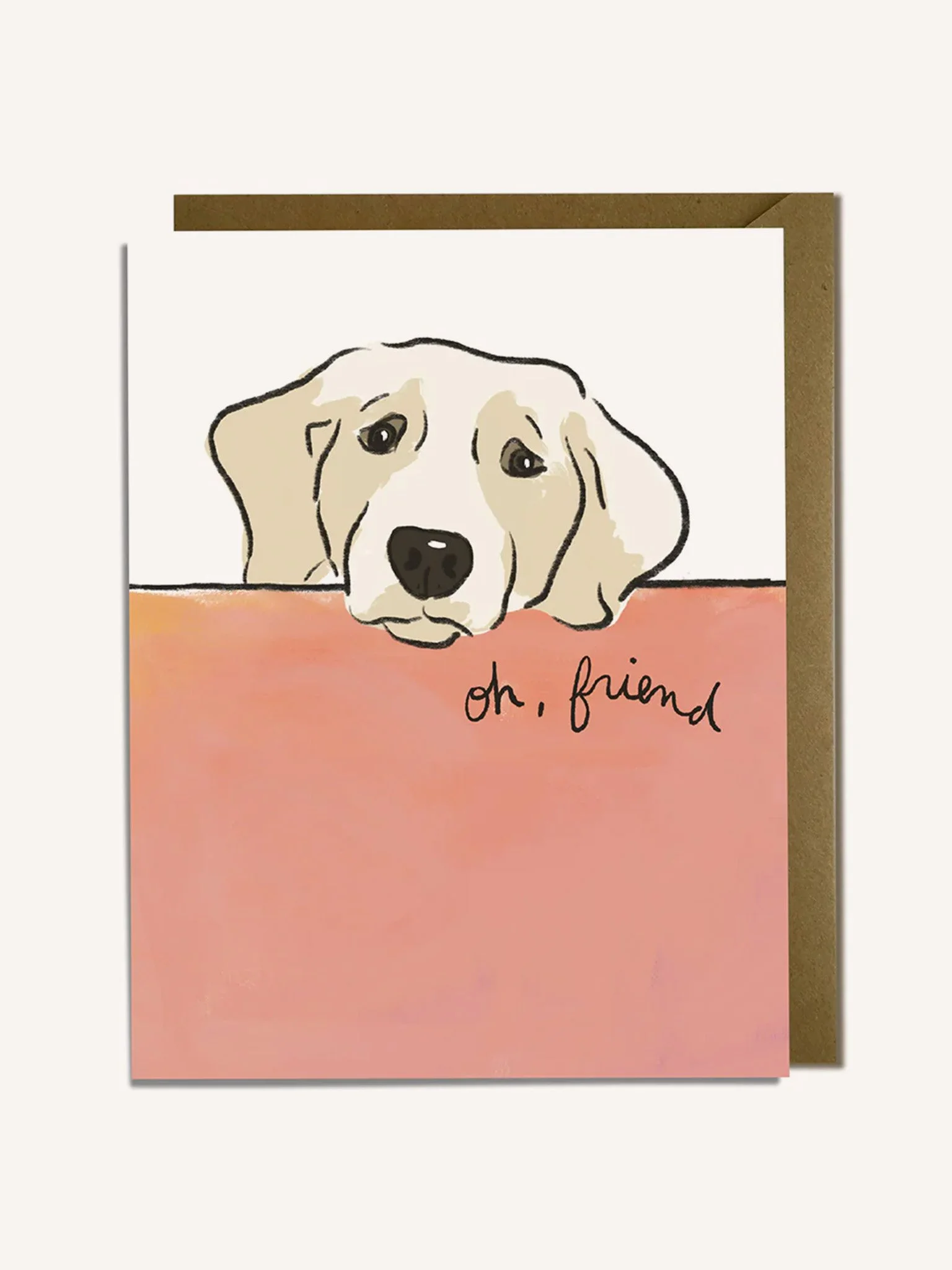 Oh Friend Dog Card