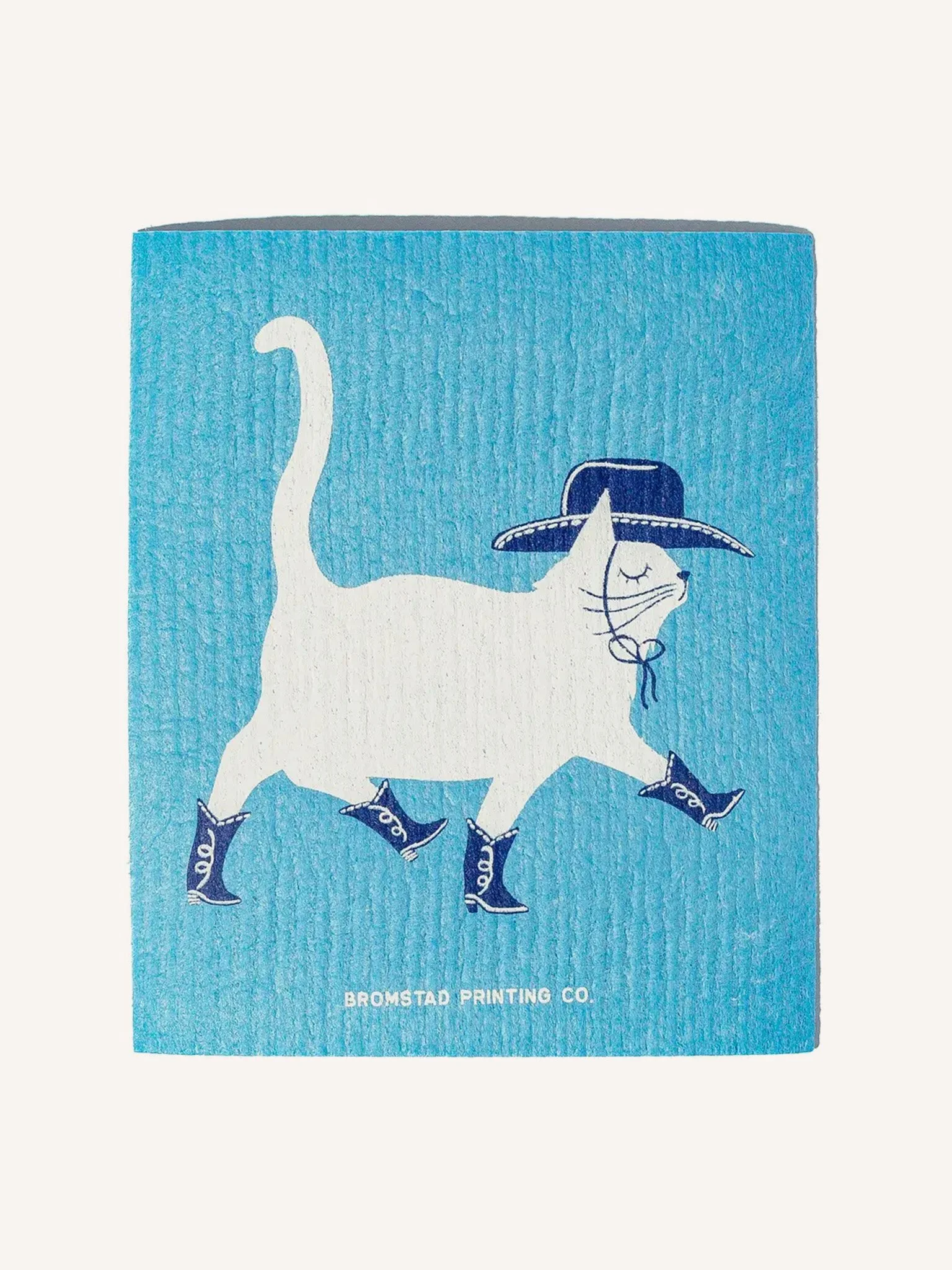 Swedish Dishcloth - Cowboy Cat