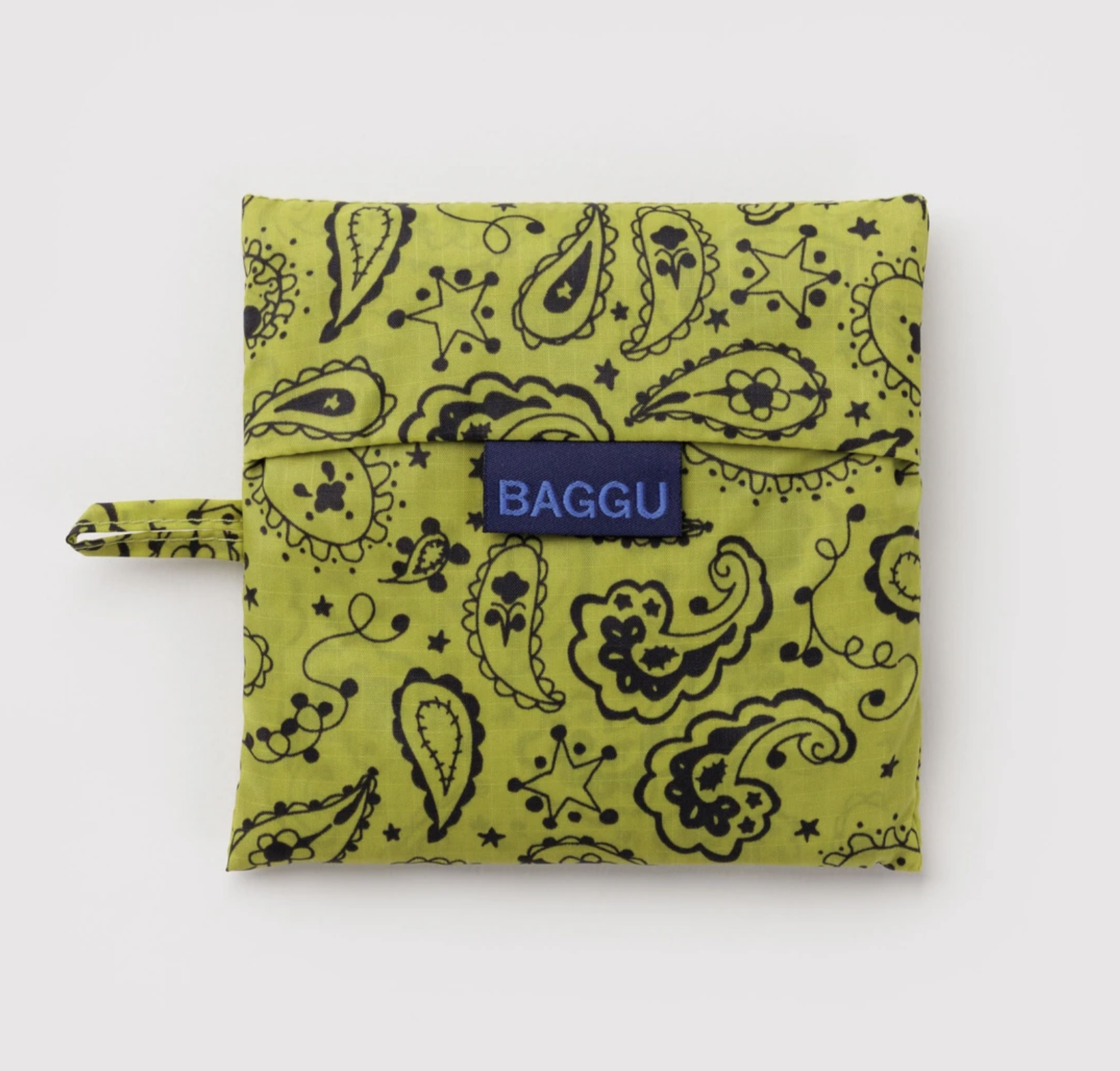 Baggu- Chartreuse Paisley Closed Bag.png