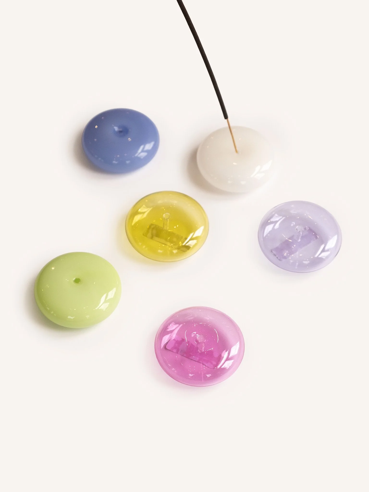 Bubble Glass Incense Holder