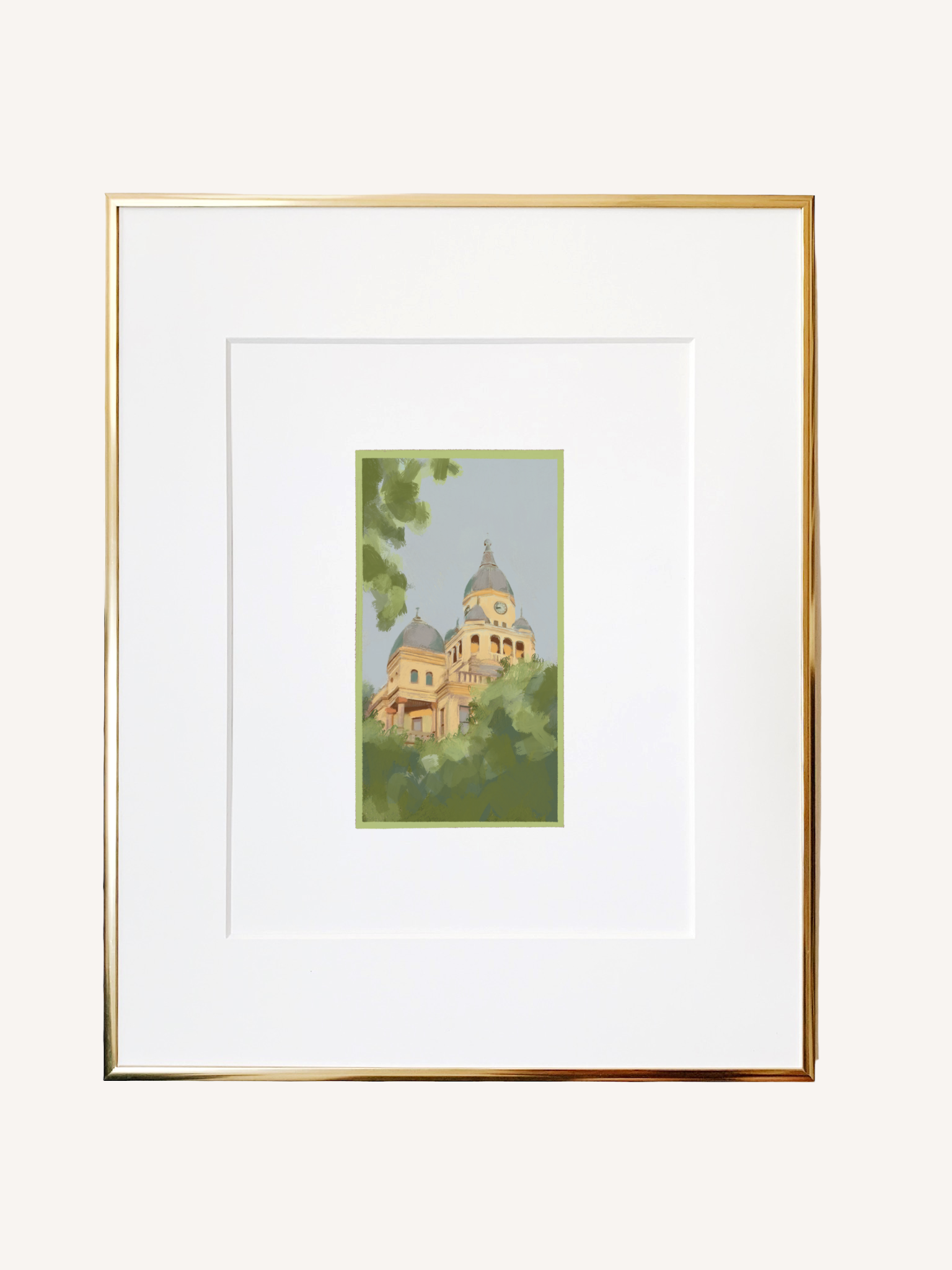 Denton Courthouse Print