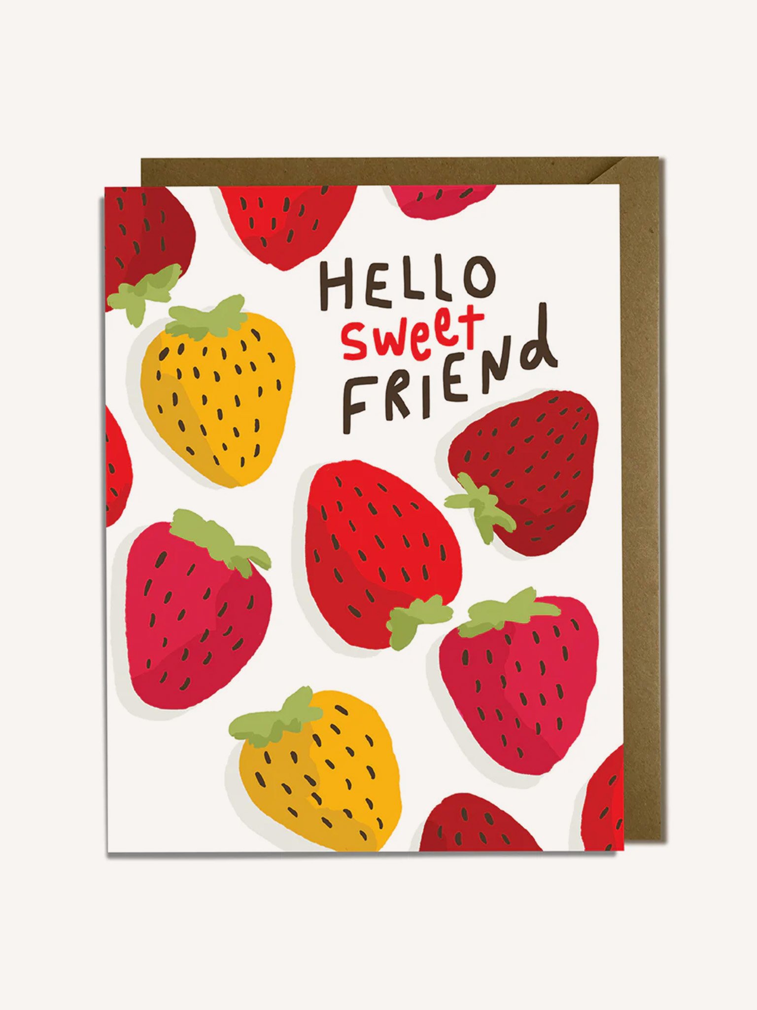 Strawberry Friends Card