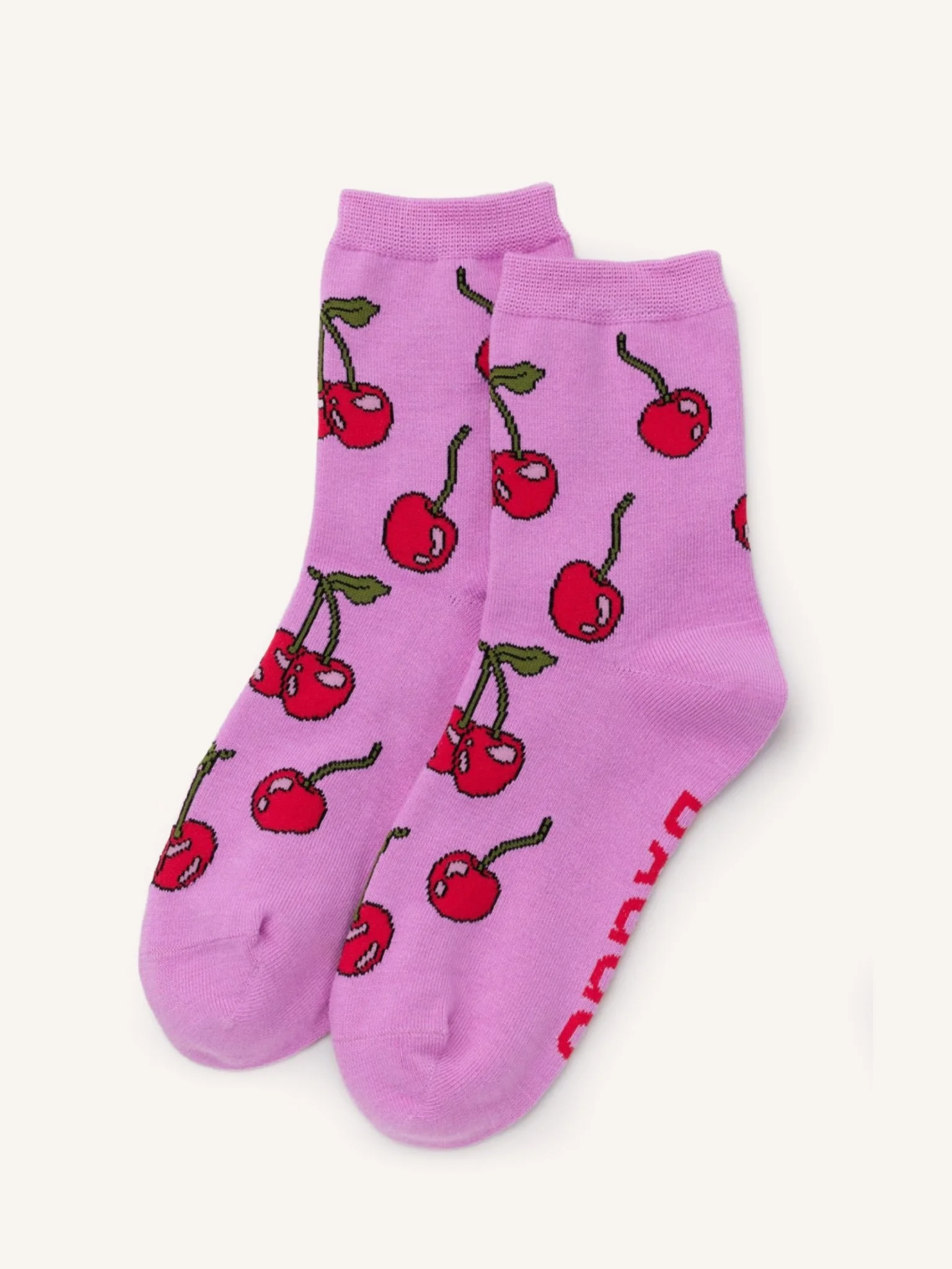 Cherries Crew Socks