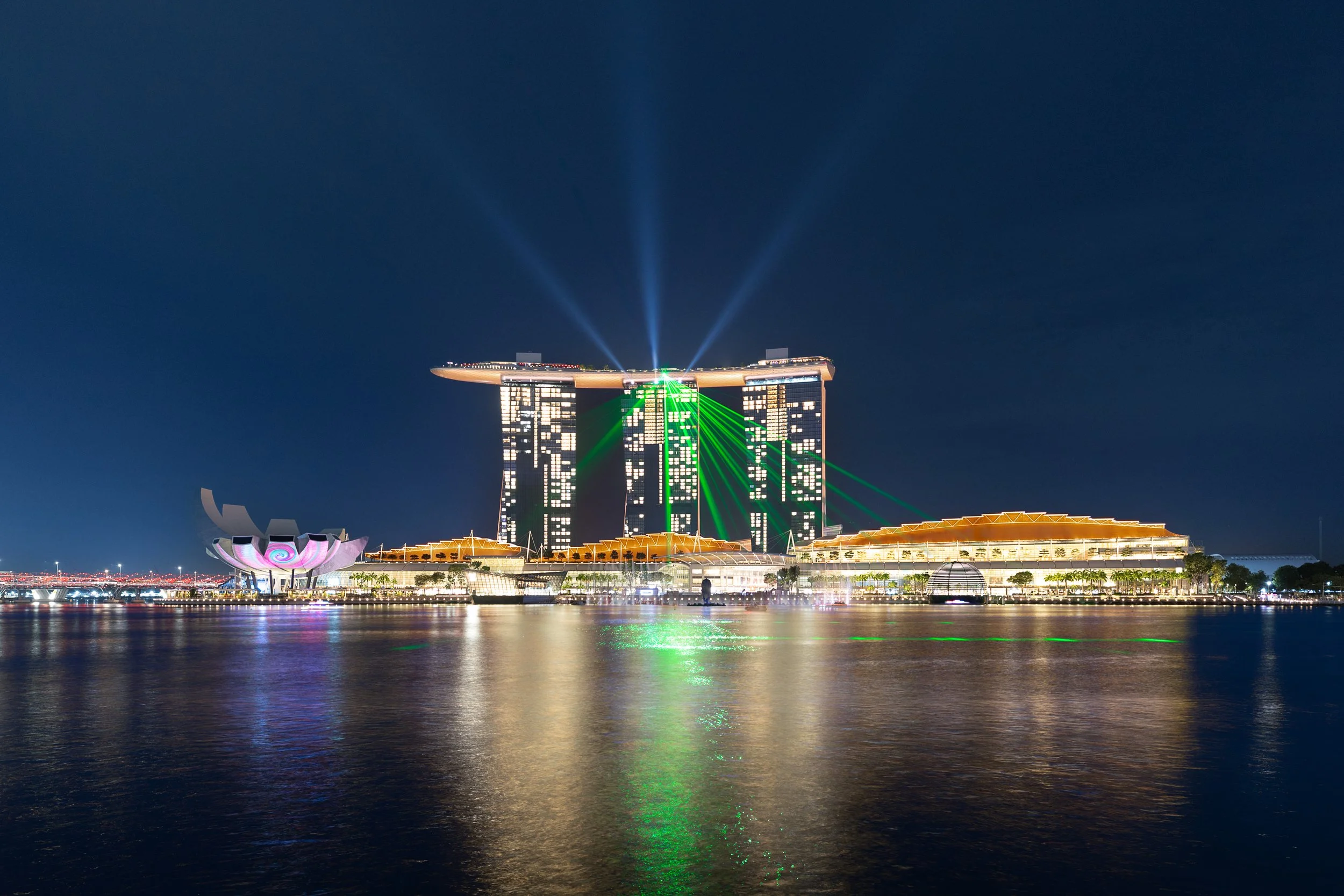 Marina Bay Sands Light Show - Singapore
