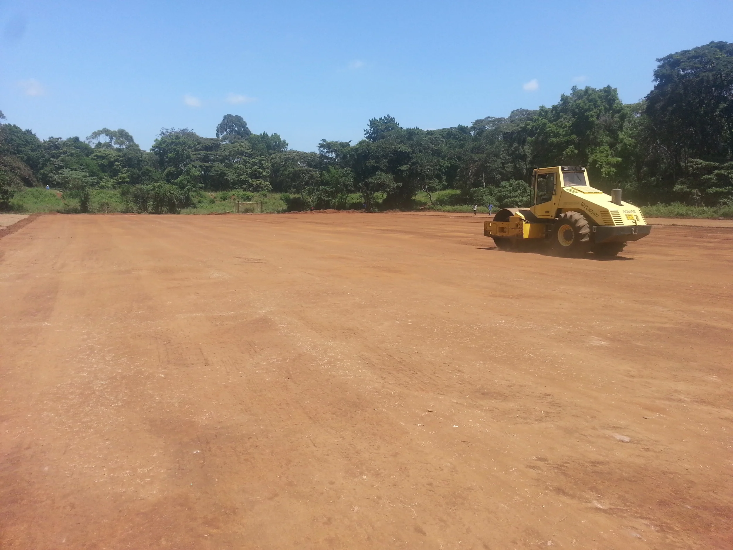 This is the Braes pitch a few weeks ago: work in progress