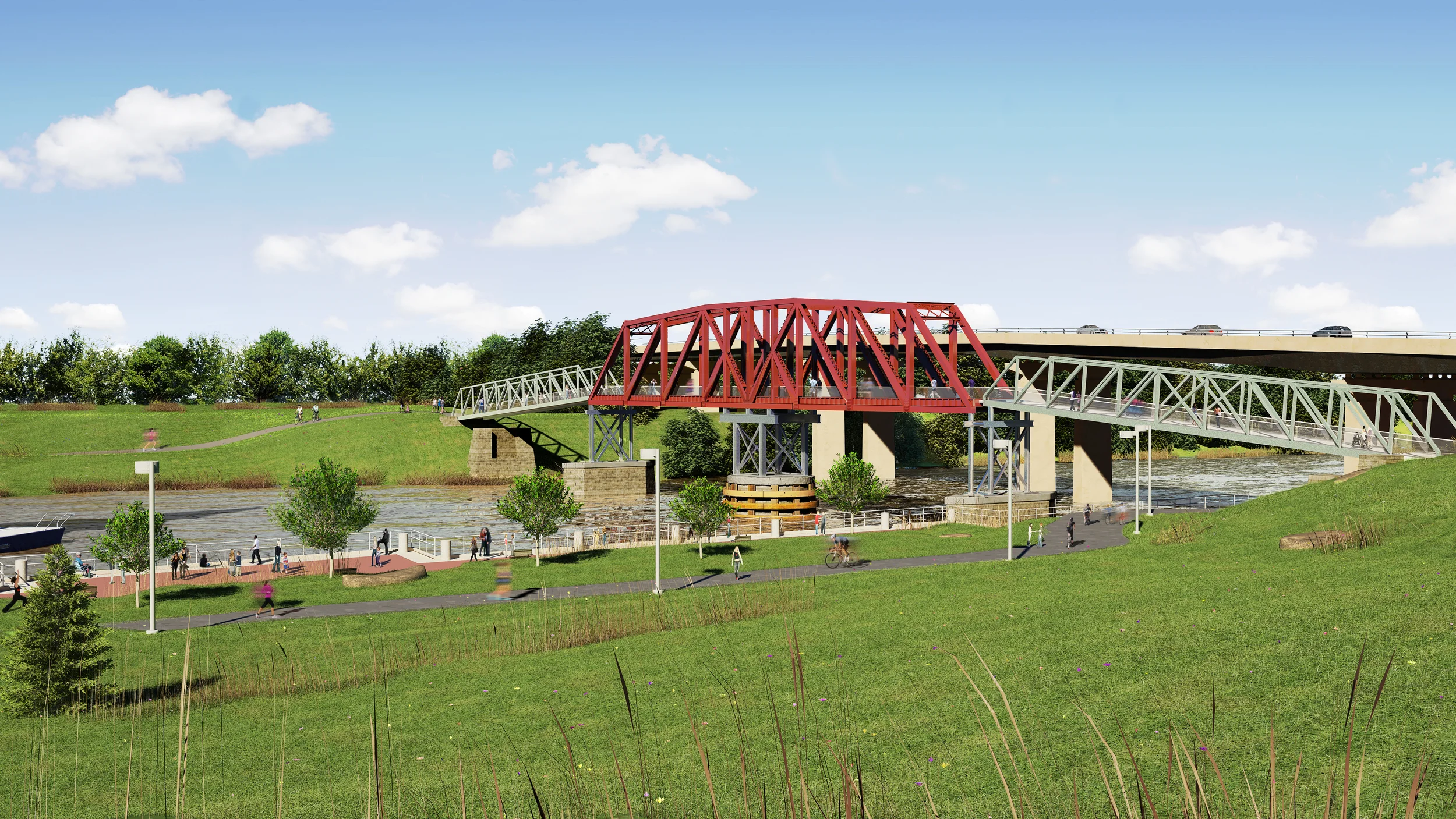 SCHUYKILL RIVER PEDESTRIAN BRIDGE