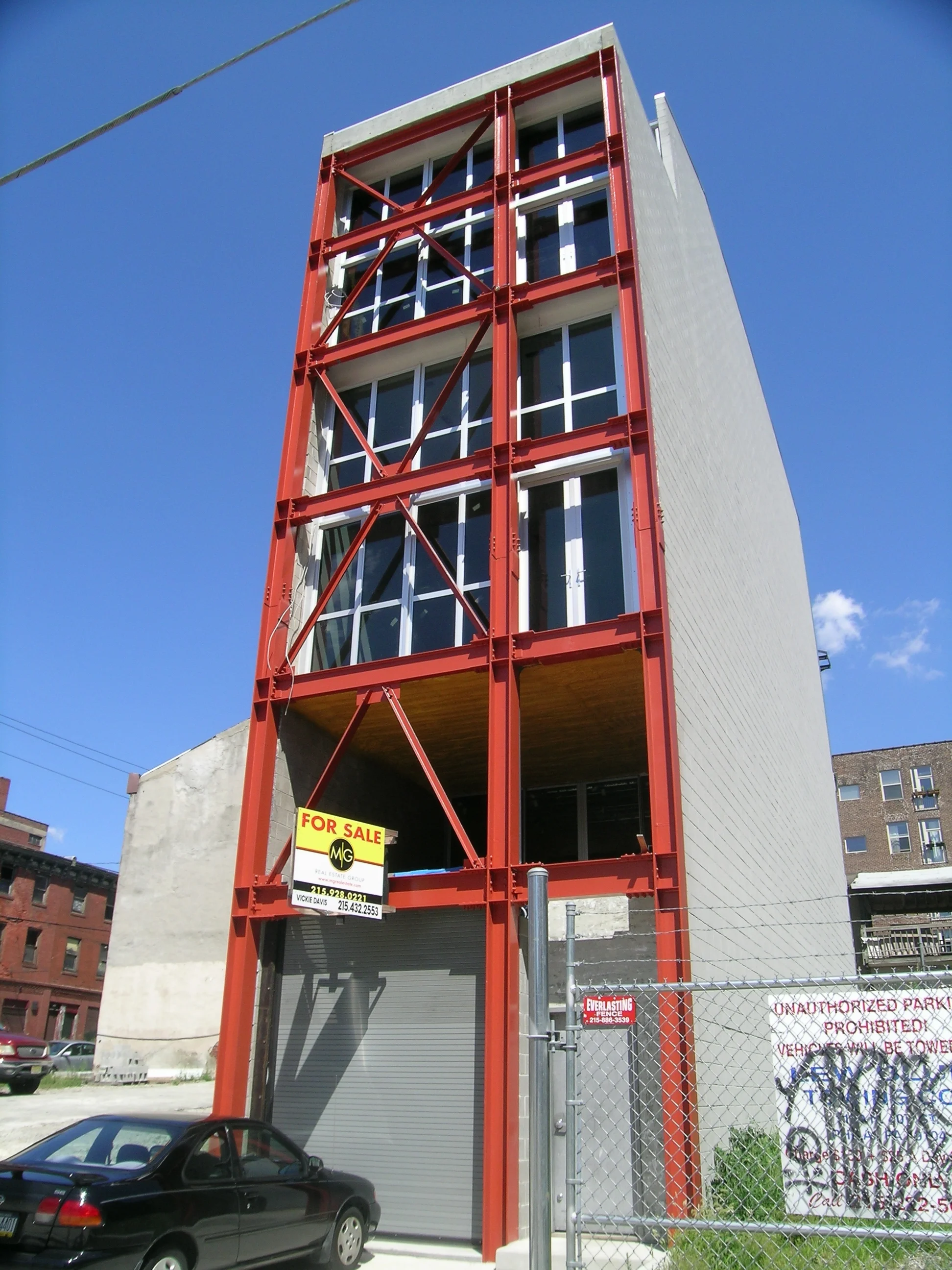 west elevation from southwest