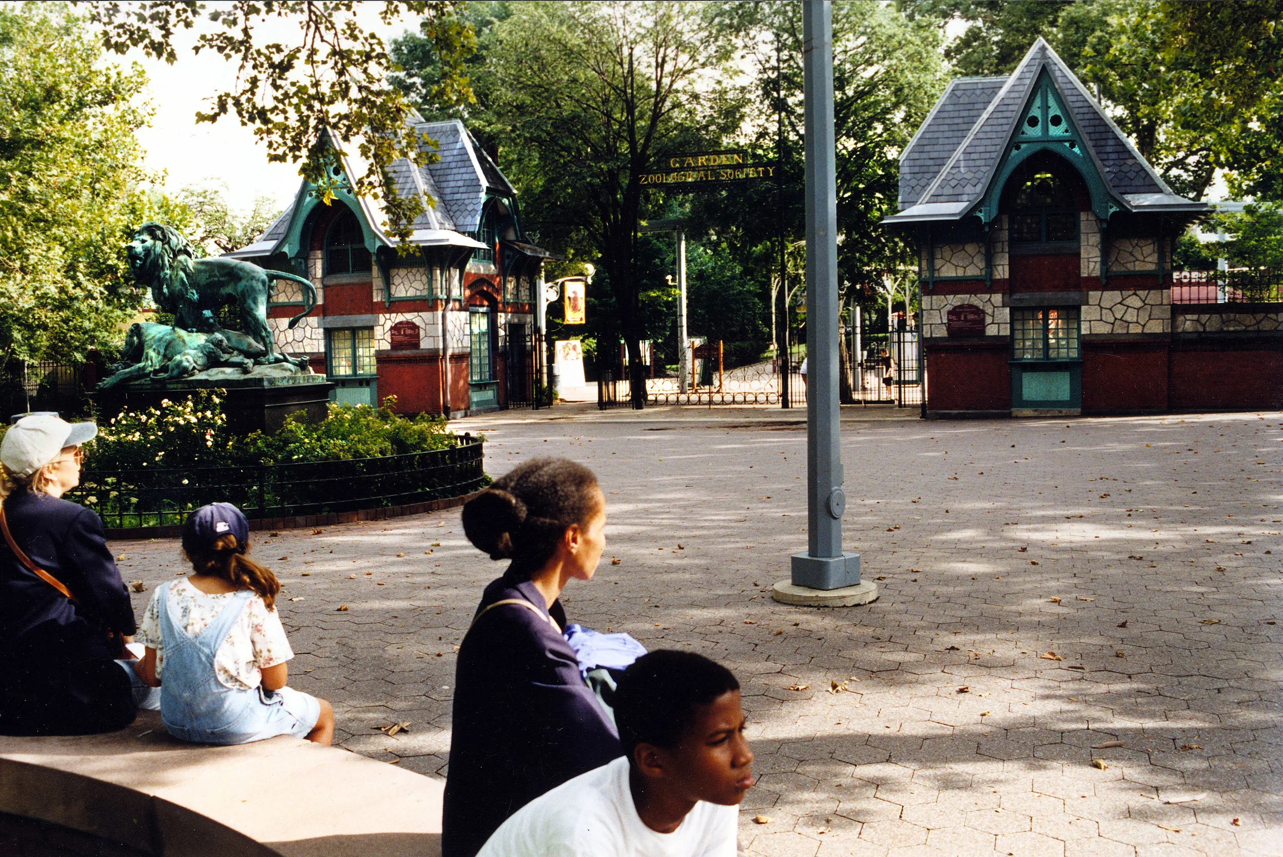 new plaza, renovated gatehouses and gates
