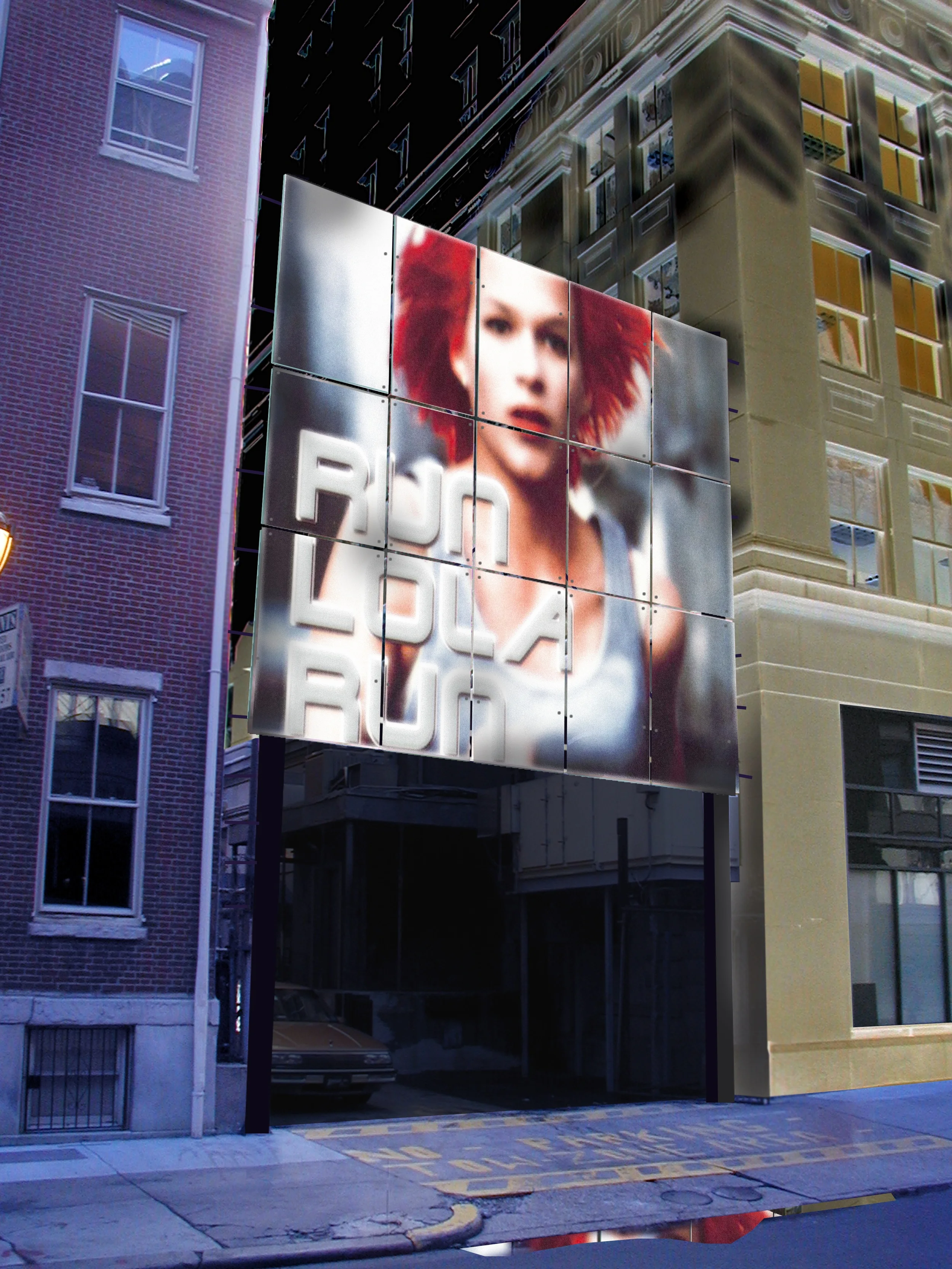 screen with projected image